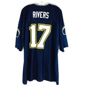 ‼️MOVING SALE‼️ NFL LA Chargers Rivers 17 Jersey Size 2X GUC